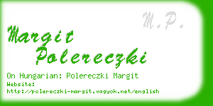 margit polereczki business card